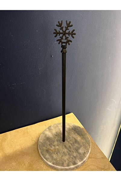 helya marble حامل مناديل رمادي رخام أسود ندفة الثلج