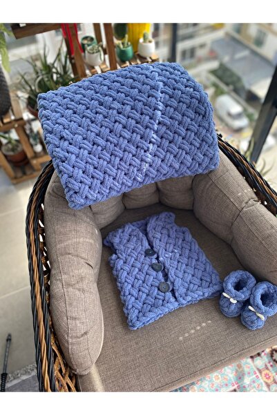 Alize Puffy bebek battaniyesi bebek yeleği patik