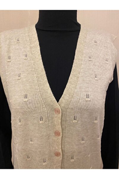 TEK Seasonal Knitwear Mother Vest / Stone