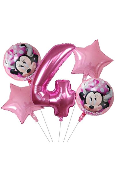 MFM مجموعة بالونات فويل ميني ماوس لعمر 4 سنوات