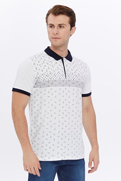 Rey Polo Baskılı Polo Yaka Tişört