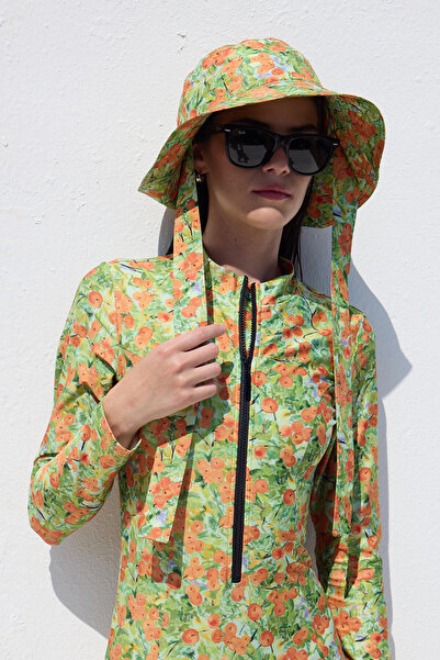 Manuka BAĞLAMALI BUCKET ŞAPKA PEACH