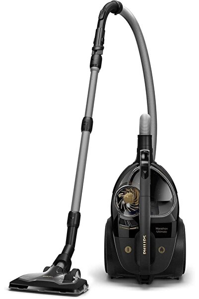 Philips 5 Yıl Garanti Marathon Ultimate Toz Torbasız Elektrikli Süpürge,899w, Allergy Hepa13,siyah XB91250