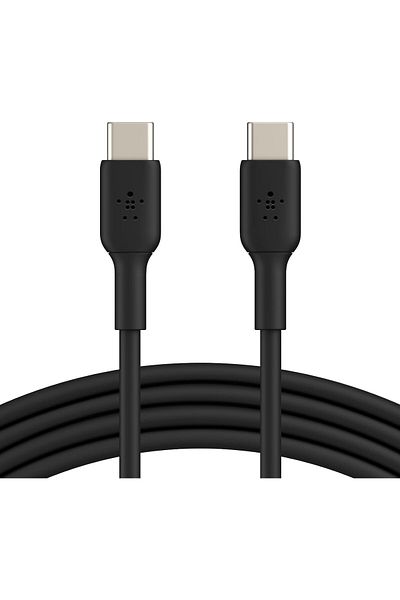 Belkin BoostCharge USB-C to USB-C Fast Charger Cable, 2m Black - Fast Charging for iPhone 15, S24 - Black
