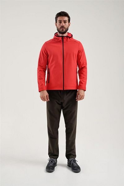 Exuma Men's Red Softshell Coat2311161