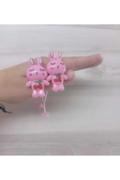 gigigiyim Girl's Rabbit Patterned Tie-Up Buckle