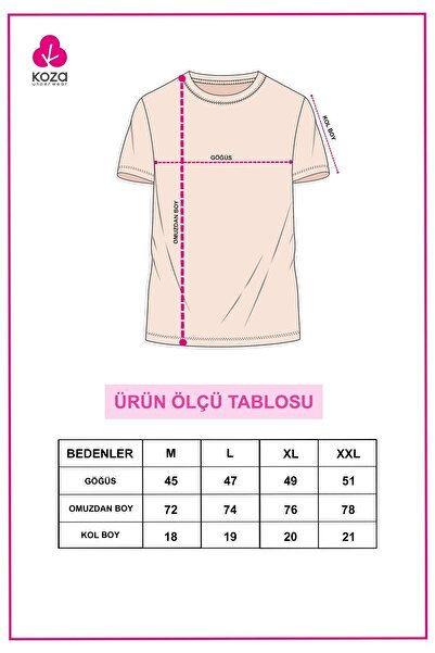 koza iç giyim Erkek 2'li Basic Likralı T-Shirt