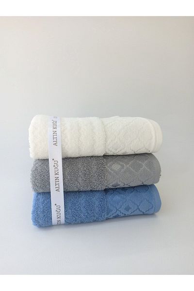 Özdilek Peonies 3 Pieces Face Towels