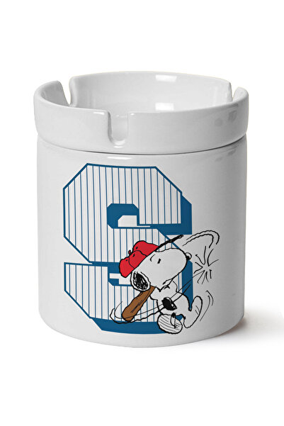 Çakilap Snoopy με τύπωμα Πλενόμενο Τασάκι από πορσελάνη - Μηχανήματος (Kp-Çf)