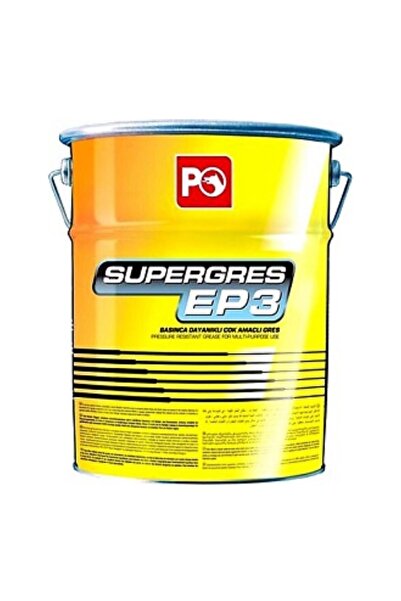 Petrol Ofisi Super Gres EP 3 - 15 kg Ağır Yük Aşırı Basınç Gresi
