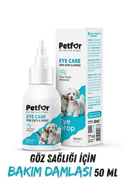 Petfor Kedi ve Köpekler için Göz Bakım Damlası 50 ML x2 Adet