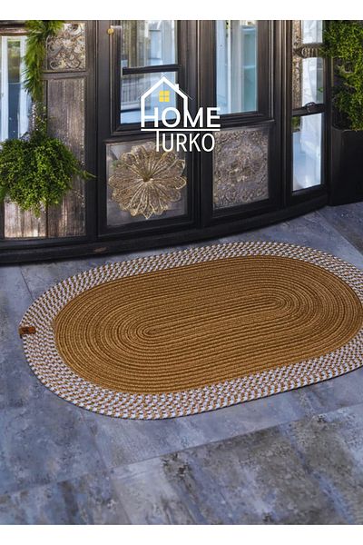 HomeTurko PattErnEd JutE Door Mat - Bathroom and Balcony SouvEnirs
