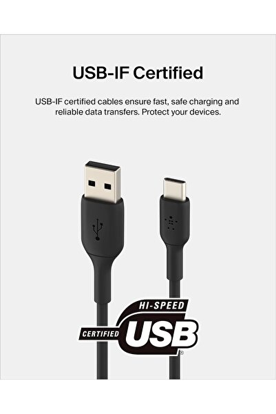 Belkin Belkin Boost Charge USB-C to USB-A Cable 1M Black