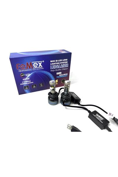 Sm Motors FEMEX H7 PRO EXCLUSİVE MİNİ Bİ-LED CSP LEXTAR CHİP 50W