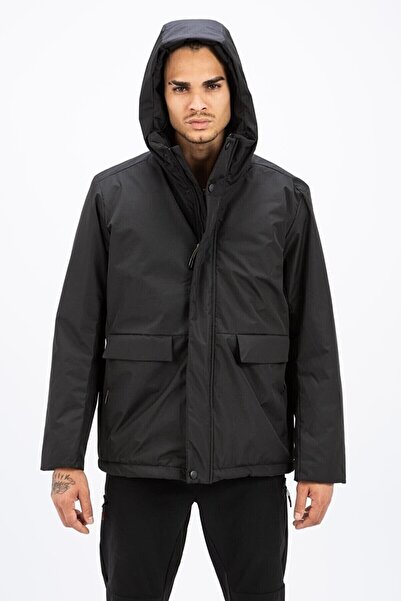 Exuma Palton de iarnă pentru bărbați - antracit