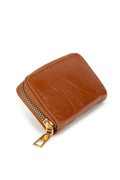minebag Дамски мини портфейл Taba, модел ZC 139 - изкуствена кожа на пъстри точки