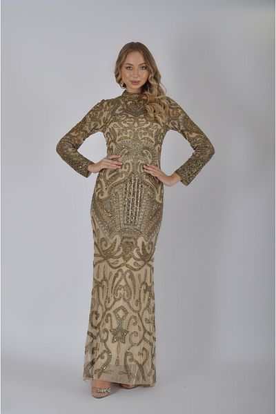 GATSBYLADY LONDON MABEL - Stone Detailed Hand Embroidered Dress