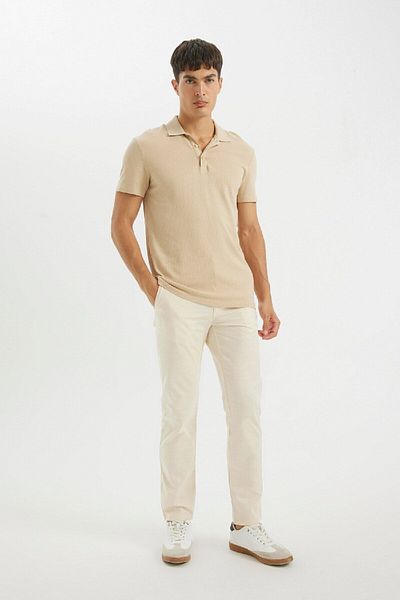 DeFacto Chino-Hose aus Canvas mit geradem Bein - D1526AX24SM