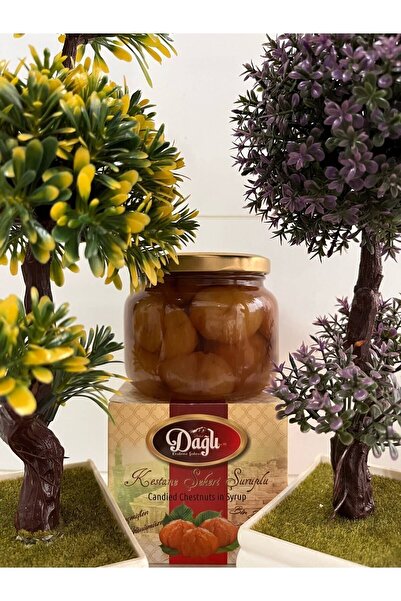 Bülent Dağlı Orta Boy Kavanoz Sade Kestane Şekeri (BRÜT: 700GR. NET: 500GR. S...