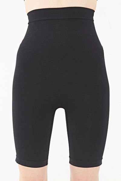 Esbersi Pantaloni scurți fără cusături, cu talie înaltă, cu picior lung, jambiere de corset