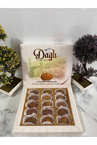 Bülent Dağlı Hediyelik Küçük Kutu Sade Kestane Şekeri (NET:260GR.)