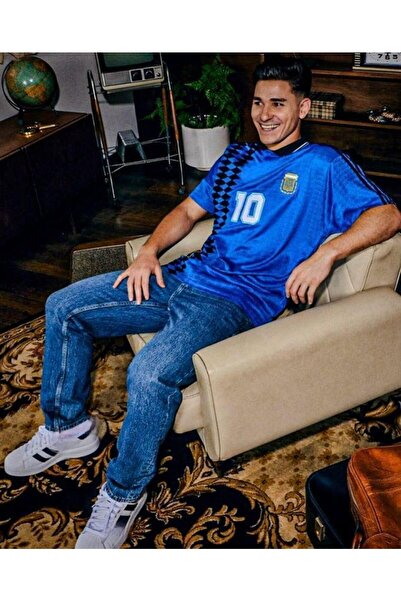 Lion Spor ليونيل ميسي أيقونة مخصصة الحنين جيرسي - الأرجنتين 2023/24 الموسم الجديد