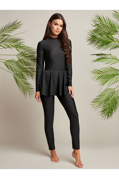 Styli Ruffle Hem Burkini