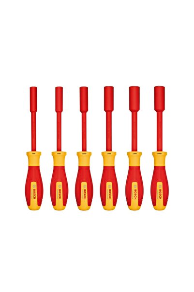 Bosch Profesyonel İzoleli 1000 Volt 6 Parça Lokma Tornavida Takımı (1600A02NF3)