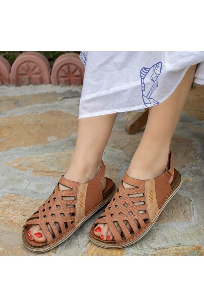CONSUELO Ortopedik Deri Kadın Sandalet 11259