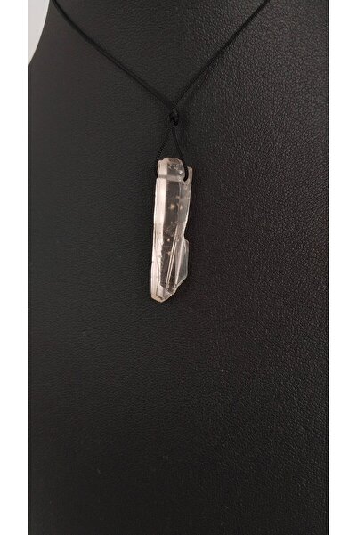 kuartz Kristal Kuvars Sertifikalı Kolye Işlem Görmemiştir