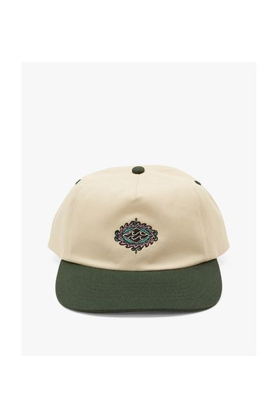 BİLLABONG Ανδρικό καπέλο Snapback - Κρεμ Πράσινο ABYHA00447