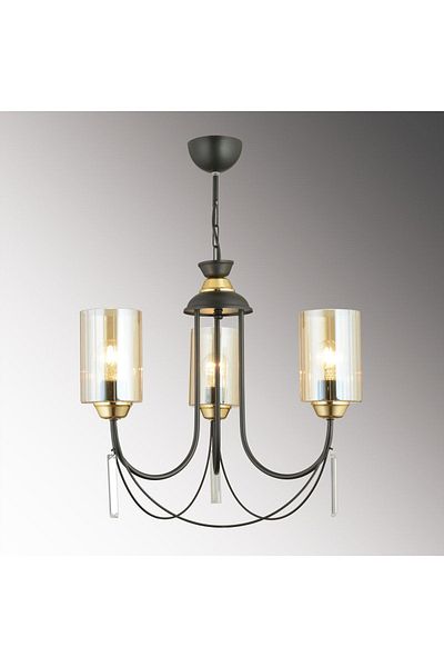 SONSUZ AYDINLATMA&AVİZE Black Poppy 3-Plus Pipe Glass Luxury Up-Facing Crystal Stone Chandelier