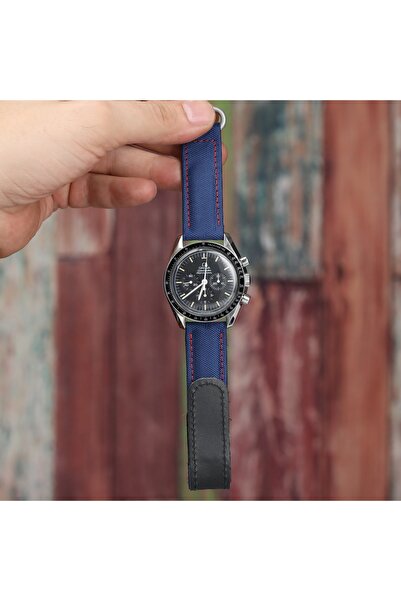 Onywatch 20 ملم فيلكرو صناعة يدوية - حبل وحزام وسوار ساعة