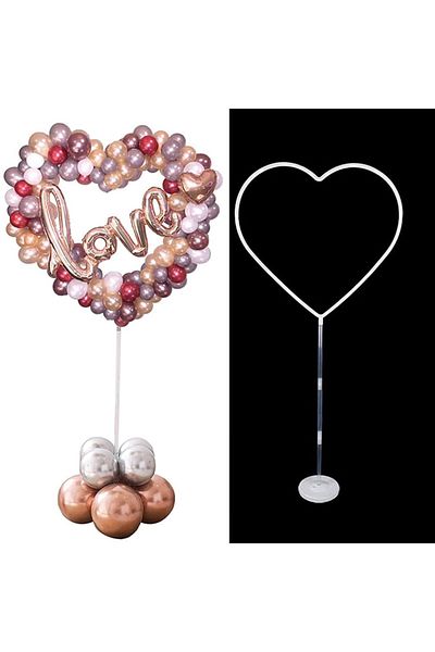 parti 150cm Balloon Stand - Heart Design