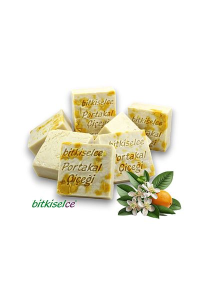 bitkiselce Natural Orange Flower Soap - 8 Pieces Handmade (950 gr.)