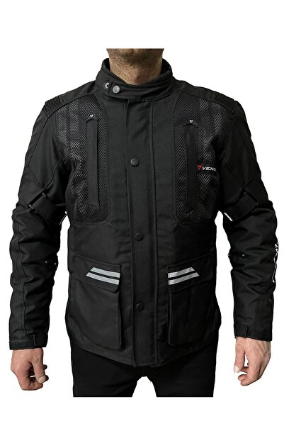 VENOM Tourex Dört Mevsim Motosiklet Montu Siyah