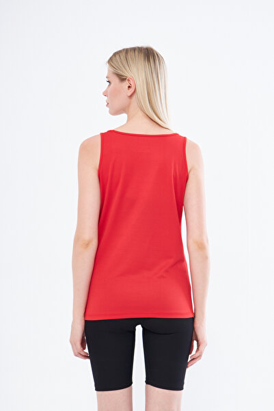 YÜKSEL IŞIK Red Color Athlete Undershirt - ThicK Strap, G-lab Athleısure Dept Printed