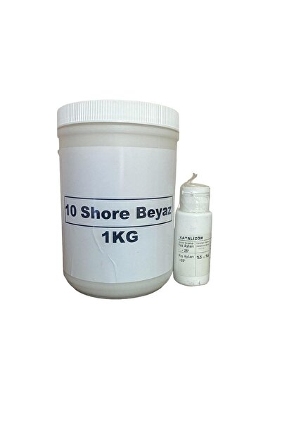 ERBAYLAR POLYESTER Rtv2 Kalıp Silikonu 10 Shore Beyaz 1KG+60GR Katalizör