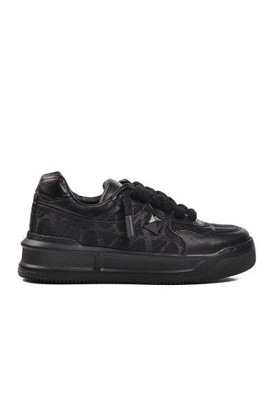 AYAKMOD Ανδρικό Sneaker Premium 1306 - Μαύρο Μαύρο