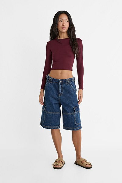 Stradivarius تي شيرت أوزون كولو بولياميد
