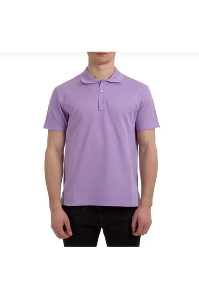 KURAFF Tricou unisex cu mânecă scurtă cu gât polo