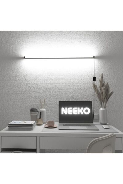neeko Uzaktan Kumandalı Köşe Rgb Led Abajur Aplik Gece Lambası Kumandalı 120 Cm
