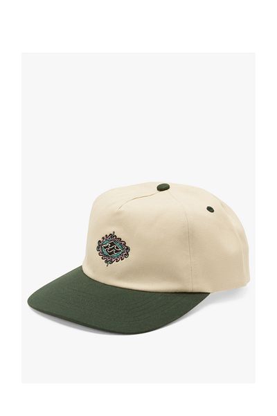 BİLLABONG Ανδρικό καπέλο Snapback - Κρεμ Πράσινο ABYHA00447
