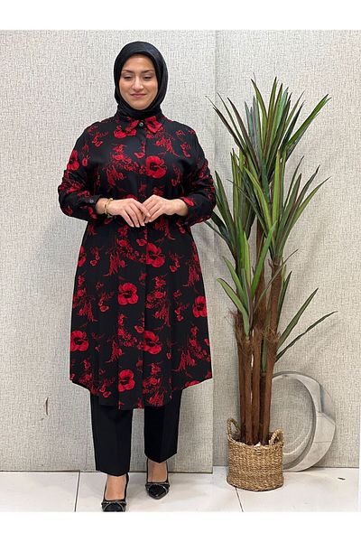 Butik büyük beden Viscose Oversize Tunic