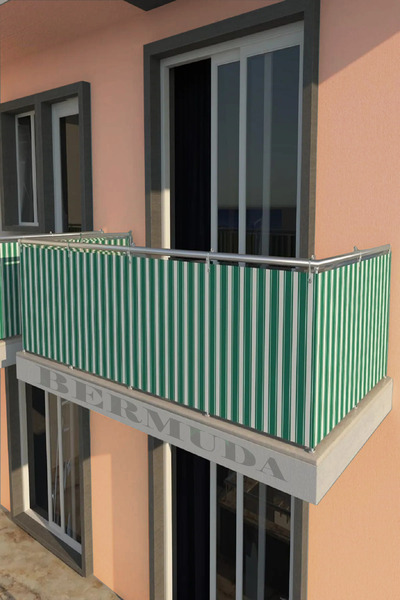 BERMUDA Balkon Demiri Perdesi Korkuluk Perdesi Her Ölçüde Boy X En Dikmeli Ba...