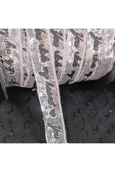 AĞIRSOY 1 Meter Sequin Decorative Strip - The Price is