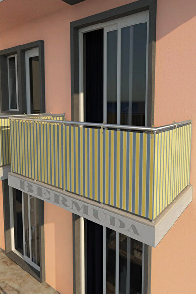 BERMUDA Balkon Demiri Perdesi Korkuluk Perdesi Her Ölçüde Boy X En Dikmeli Ba...