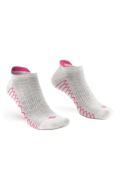 Bonny Silver Women's Silver Booties Socks - Odor-Free Running and Walking