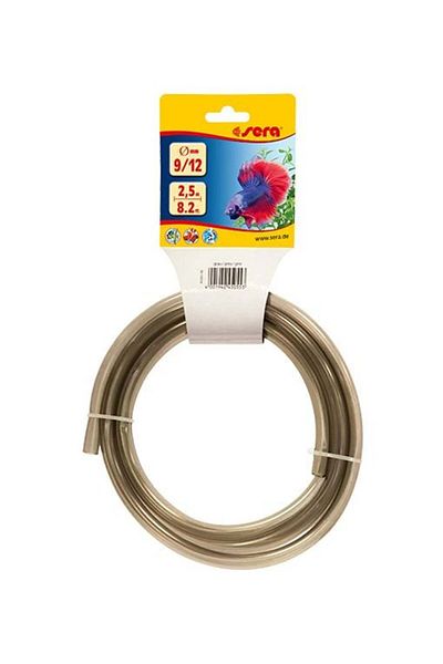 SERA Gray External Filter Hose - 9/12mm, 2.5 Meters