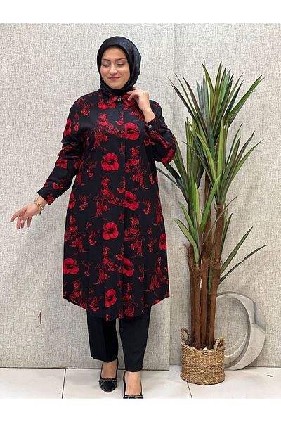 Butik büyük beden Viscose Oversize Tunic
